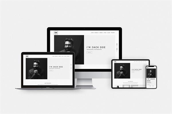 Portfolyo & Fotoğrafçı Hazır Web Sitesi Paketi