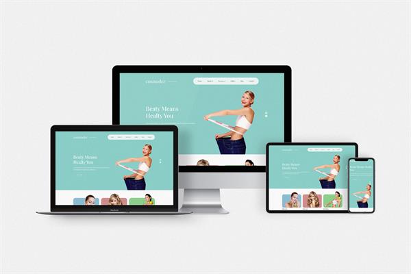 Kişisel Bakım & Diyet Hazır Web Sitesi Paketi