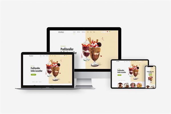 Pastane - Cafe E-Ticaret Sitesi Paketi