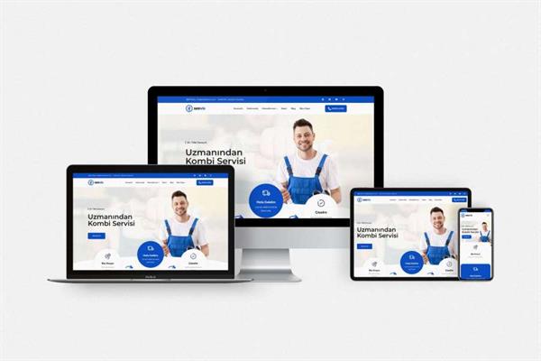 Hazır Servis Tamirat Tesisatçı Web Sitesi Paketi