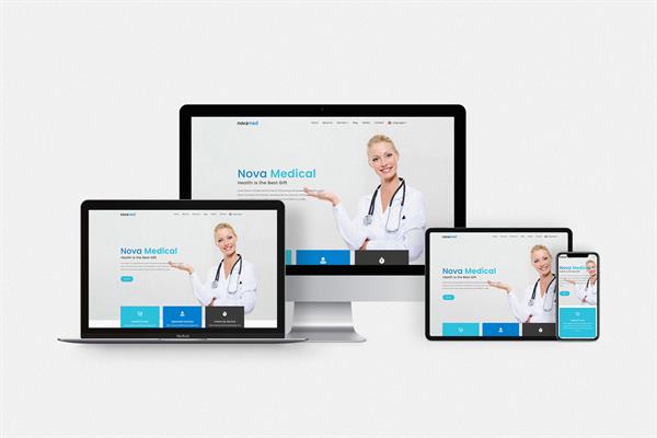 Hastane & Medikal Hazır Web Sitesi Paketi