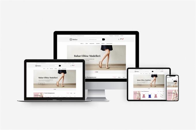 Butik Giyim - Parfümeri E-Ticaret Sitesi Paketi