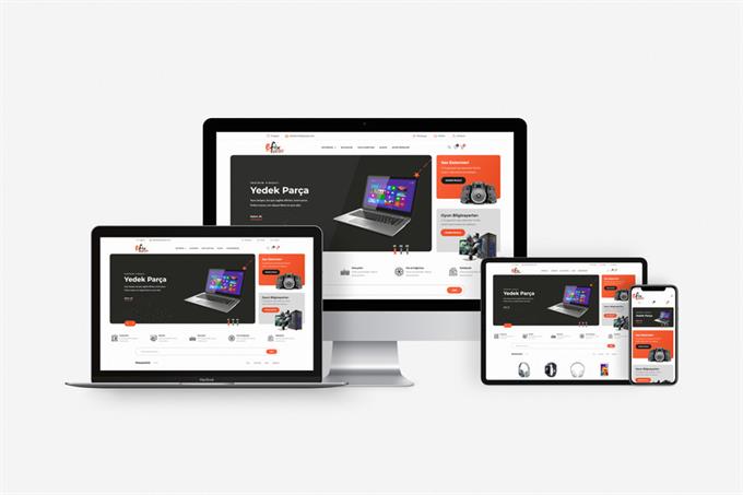 Bilgisayar ve OEM Parça E-Ticaret Sitesi Paketi